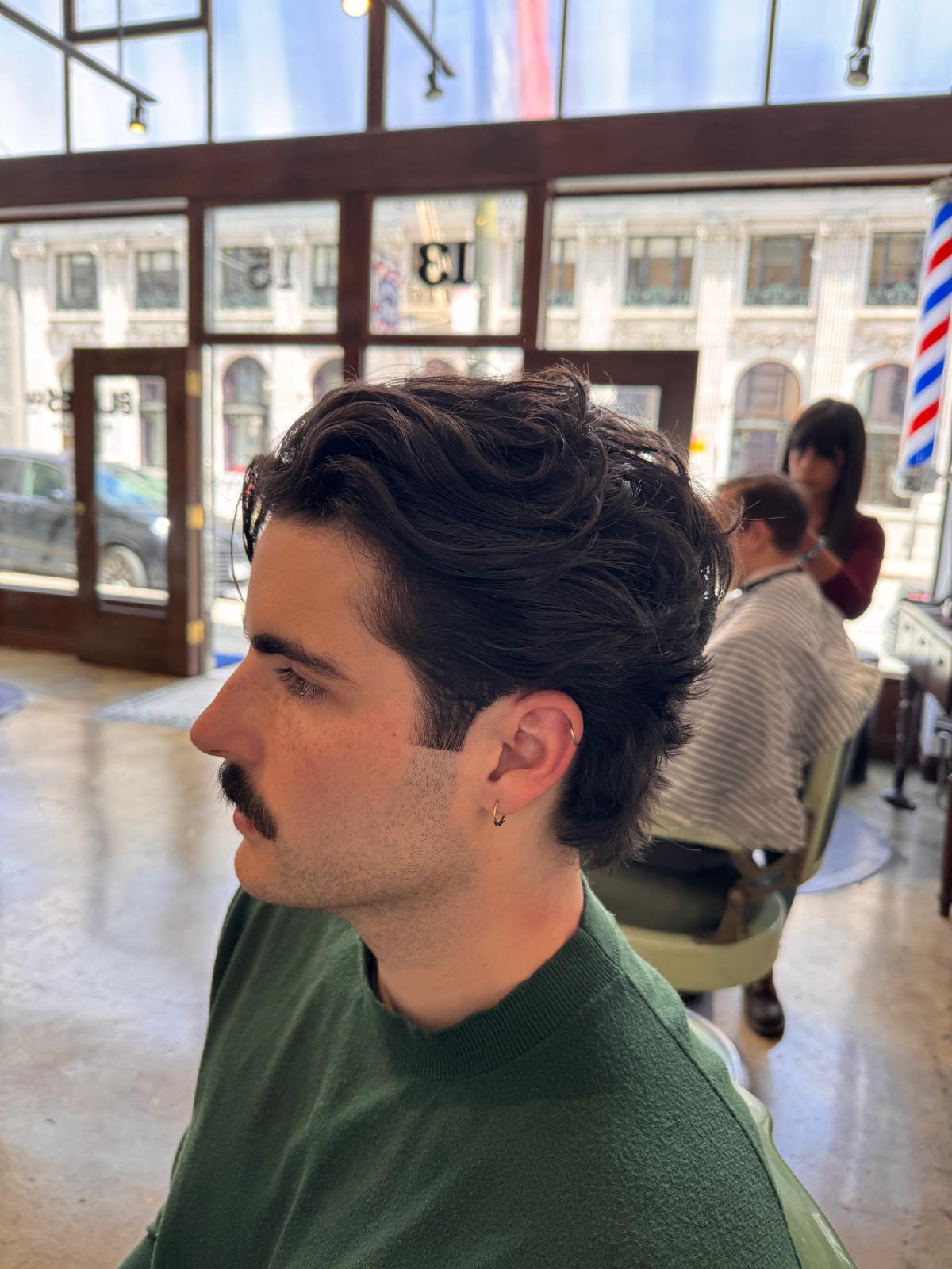 Wavy styled cut result
